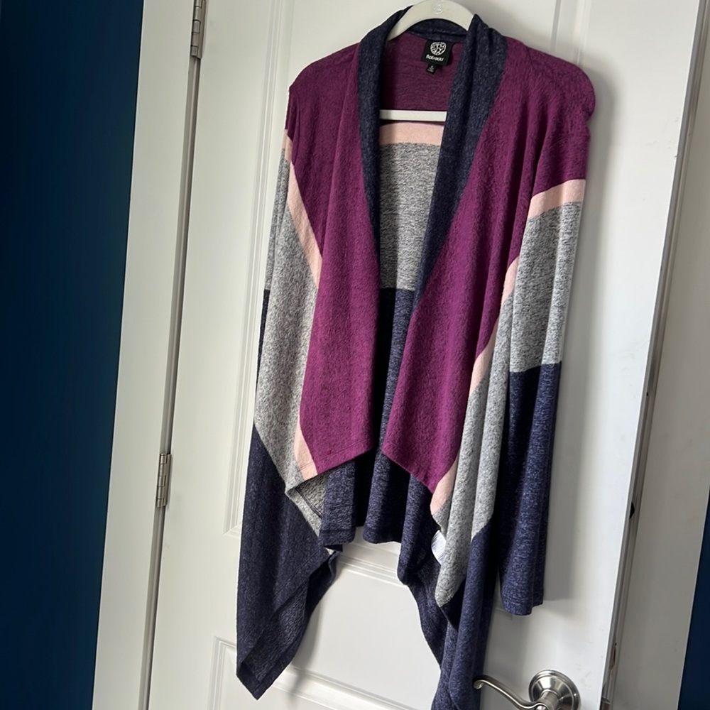 Bobeau wallace brushed cardigan